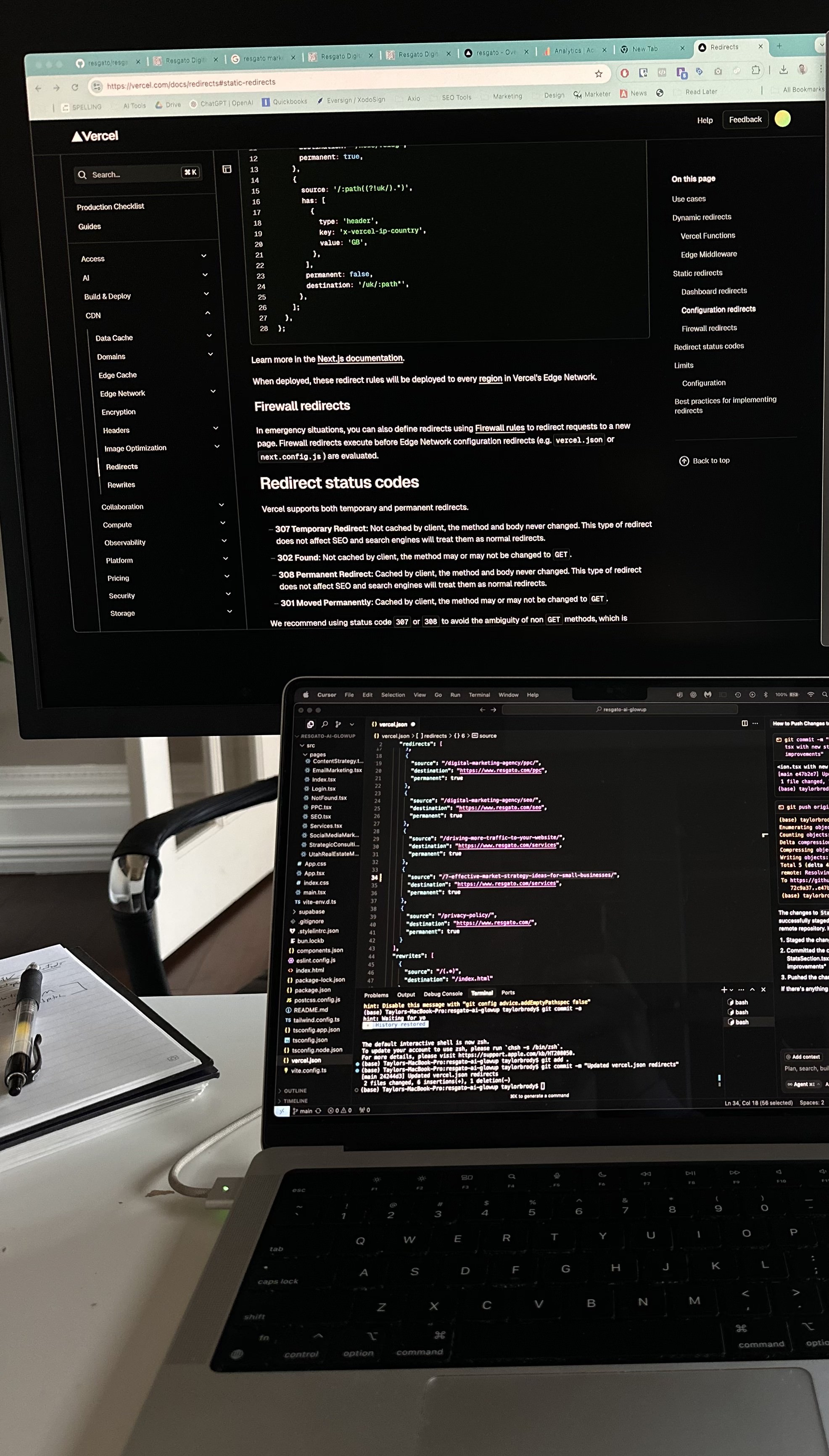 Resgato's AI and coding expertise in action